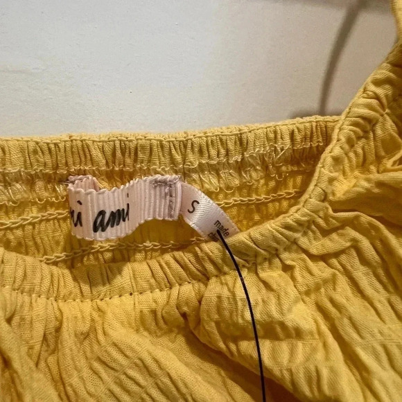 Francesca's Miami Collection Yellow Crepe Sundress NWT - Picture 6 of 12